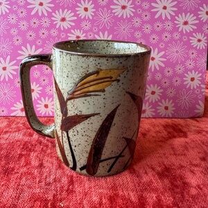Vintage 70s Otagiri Style Speckled Stoneware Mug 🌾